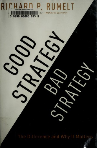 Good Strategy Bad Strategy book cover